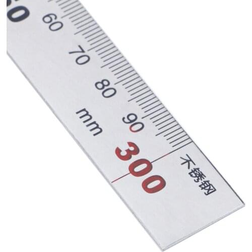 Stainless Steel 15x30cm 90 Degree Angle Metric Try Mitre Square Ruler Scale Y5JA