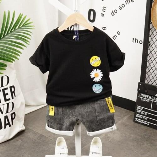 Boys Clothes Summer Kids Baby boys T-Shirt Short Boy Outfit Sport Suit Children Clothing Set 2 3 4 5 6 7 Years