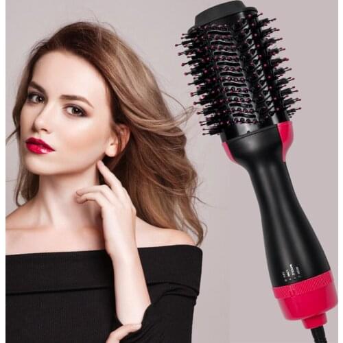 One-Step Hair Dryer & Styler Brush Hairdryer Brush Volumizer Comb Blow Dryer Salon Styler Straightener Curler Hot Air Brush