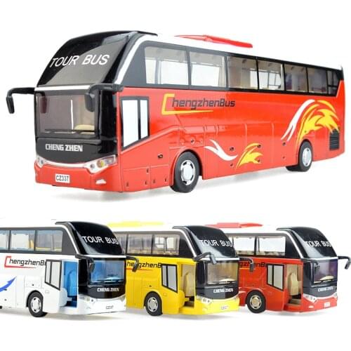 Original gift box packaging,High simulation alloy bus,alloy pull back cars, toy bus models,free shipping