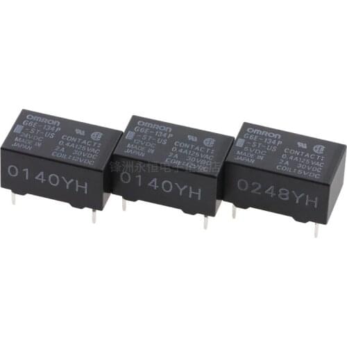 OMRON Original Relay G6E-134P-ST-US G6E-134P-ST-US-5VDC G6E-134P-ST-US-12VDC G6E-134P-ST-US-24VDC 2A 8PIN Power relay