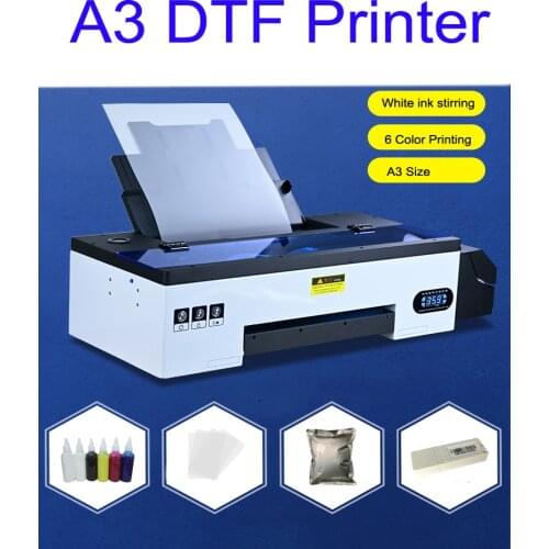 Vilaxh a3 dtf printer oven transfer film print package direct transfer film printer textile fabric print t shirt
