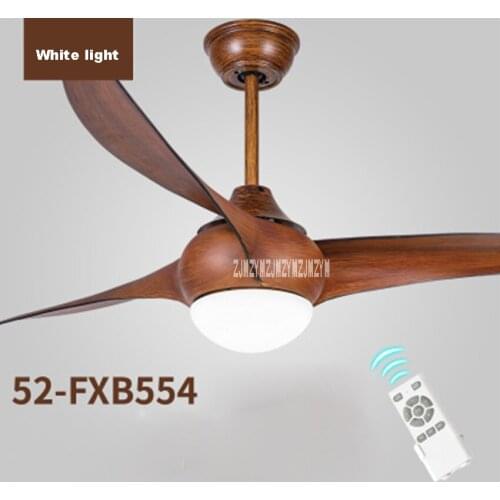 DC Variable Frequency Ceiling Fan Lights Simple Fashion LED Remote Control Restaurant Mute Ceiling fan lights 110-240V 15-75W