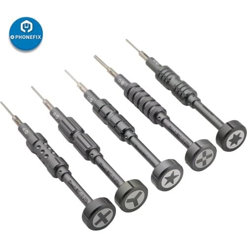 QIANLI 3D Screwdriver Set Anti-Rust Anti-Slip IThor Upmarket Repair Tools for iPhone Samsung Disassembly Too Y 0.6 Convex Cross