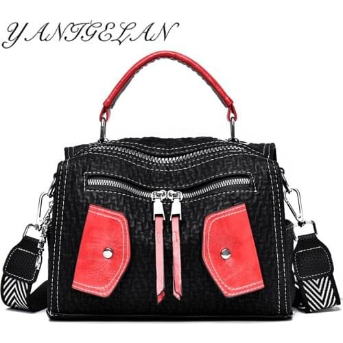 Luxurious Designer Brand Femal Handbags High Quality Leather Tote Bag Ladies Shoulder Pack Retro Crossbody Bags For Women Bolsos