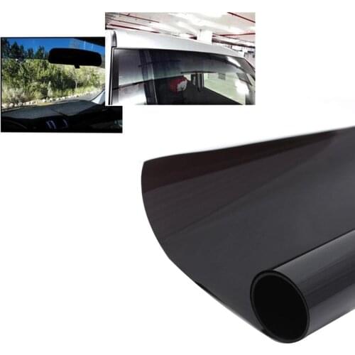 20x150cm Black Car Window Tint Film Classic Delicate UV Protector Sticker Films 5% Summer Auto Window Glass Solar Protection