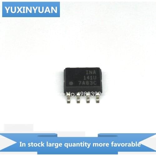 YUXINYUAN 10PCS/LOT INA141U INA141 INA 141U A141U NA141U SOP8 in stock in stock