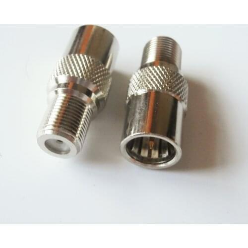 1 Pcs F Male With Shrapnel To F Female push-on Slide-on Quick Directly plug RF Video Coaxial Connector for TV-Tuner Antenna