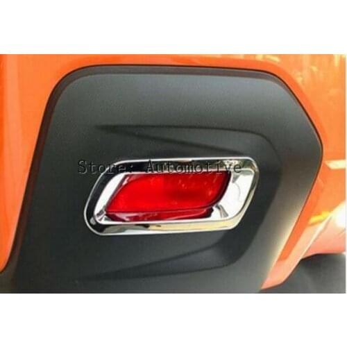 For Subaru XV Hatchback 2015 2014 2013 2012 Chrome rear fog light lamps frame Cover Trim 2pcs