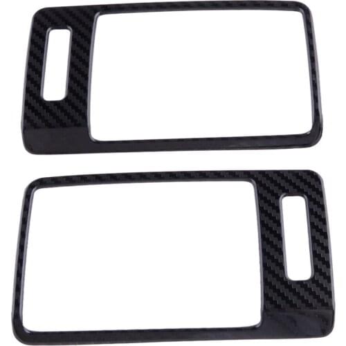 2Pcs/Set Car Side Air Vent Outlet Frame Cover Trim Carbon Fiber Style Fit For Honda Accord 2017 2016 2015 2014 2013