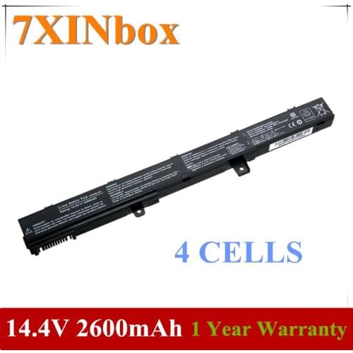 7XINbox 14.4V 2600mAh A31N1319 A41N1308 Battery For Asus X551 X551M X551C X551CA X551MA A41 D550 0B110-00250100 YU12008-13007D