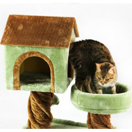 Large cat climbing frame cat jumping platform sisal cat scratching post cat litter cat tree cat supplies