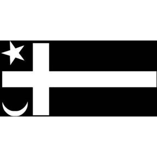 Black/Sliver Mi'kmaq Flag Decal Rearview Mirror Car Decals Waterproof Removable Car Body Stickers Art Pattern S1039