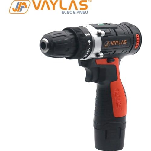 12V 25N.m Single Speed Electric Screwdriver Rechargeable Power Tool Cordless Drill with 1 Rechargeable Lithium Battery