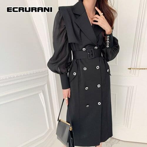 ECRURANI Summer Dresses With Sleeves
