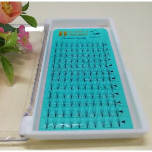 Hot sell One tray Fashion Women 0.07 0.10 CD 6D Wave Individual Eyelashes Extension Mink Black Silk Soft False Eye Lashes Tools