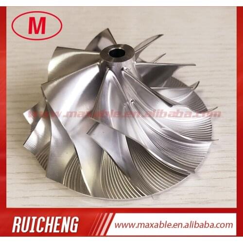 GT3584 61.33/84.00mm 7+7 blades Performance turbo billet/milling/aluminum 2618 compressor wheel for racing