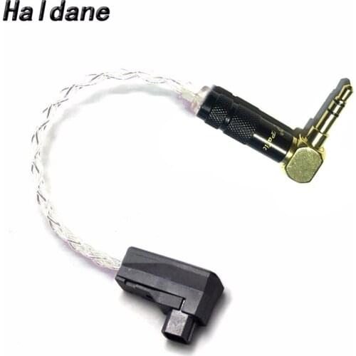 Haldane 4 Cores Silver Plated 4pin RSA/ALO Balanced to 3.5mm Stereo Male Audio Adapter Cable For SR71 SR71B RXMK3 SOLO