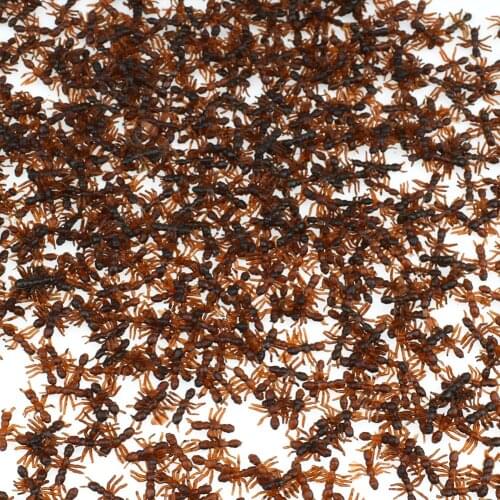 10pcs/lot Simulation Ants Toys Model April Fools' Day Persecute Others Funny Terror