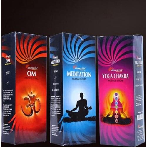 India Buddha Incense Health Sandalwood Aromatherapy Incense Big Box with 6 Small Boxes Incense Stick Air Freshener Air