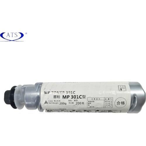 2pcs 200g Black Toner Cartridge for Ricoh Aficio MP301C MP 301 301SP 301SPF Compatilbe MP301 MP301SP 301SPF Copier Supplies