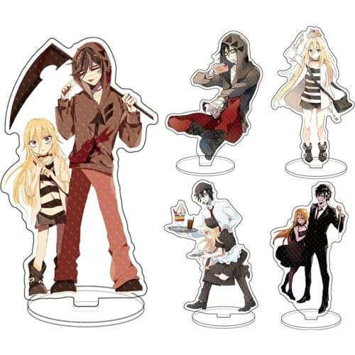 Angels of Death Zack Ray Character Stand Plate Model Collectible High Quality Two Sided Acrylic Display Desk Decor Birthday Gift