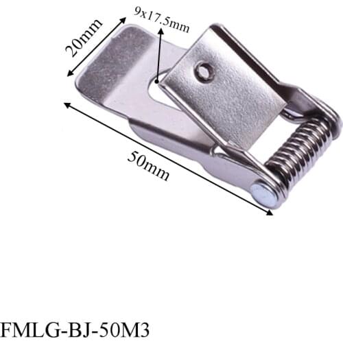 1pcs Nickel Plated Flat lighting fixing springs clip for led downlight clamps ceiling