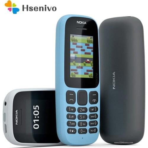 Nokia 105 (2017) Refurbished-Original Single SIM/ Dual SIM Cards Unlocked Cheap Celluar Mobile Phone