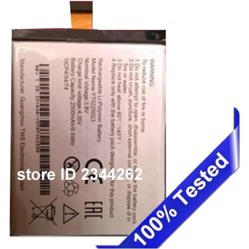 Best New For Yotaphone 2 YD201 YD206 Phone Rechargeable YT0225023 Battery Inbuilt Battery 2500mAh