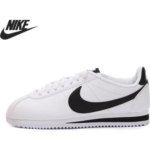 Original New Arrival NIKE WMNS CLASSIC CORTEZ LEATHER Womens Skateboarding Shoes Sneakers