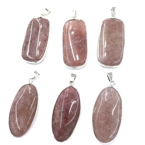 Natural Agate Stone Pendants Multiple Shapes Polished Geode Agates Stone Charms for Jewelry Making Necklace Bracelet Gift