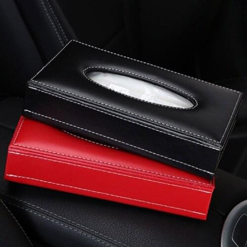 Luxury Automobile Tissue Box for Car Napkin Storage Sparkling Doors Seat Backs Fashionable Car Accessories Leather Women