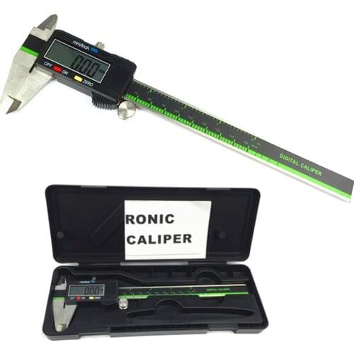 High quality 0-150mm Measuring Tool Stainless Steel Caliper Digital Vernier Caliper Gauge Micrometer Paquimetro Messschieber