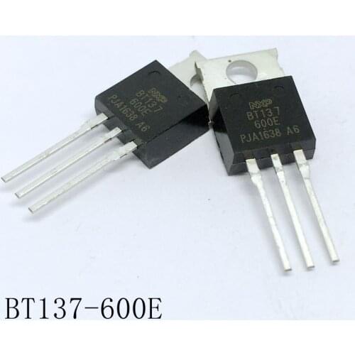 TRIAC BT137-600E TO-220 8A/600V 10pcs/lots new in stock