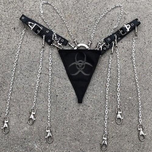 Y2k Panties Harajuku Panties Kawaii Panties Gothic Panties Punk Panties Dark Panties Unique Panties Hiphop Panties rap Panties