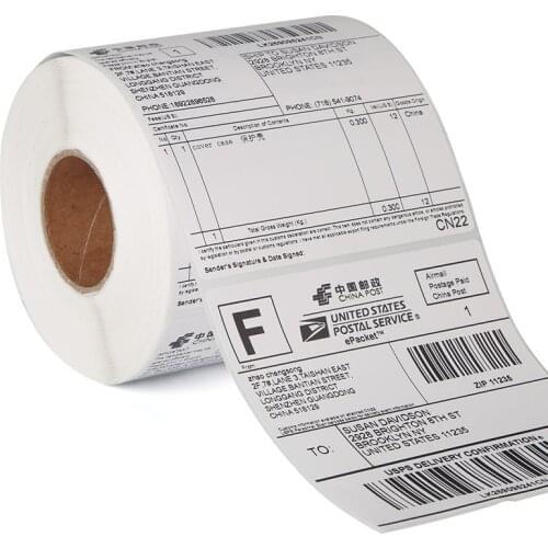 Shipping Label paper FEDEX/UPS/USPS/EMS Thermal paper 100*100mm /100*150mm