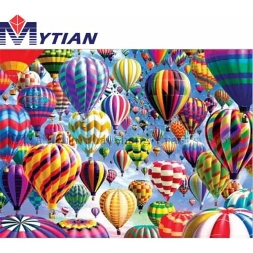 Hot Air Balloons 5D Diamond Painting Full Square Round Drill Dimand Embroidery Cross Stitch Home Decoration Gift Fast Shipping