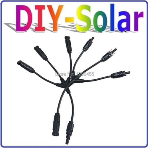 3 to 1 Y branch solar connector for PV Cable 2.5mm 4mm2 6mm2,IP67 DC1000V Solar 3 in 1 branch Connector for solar system