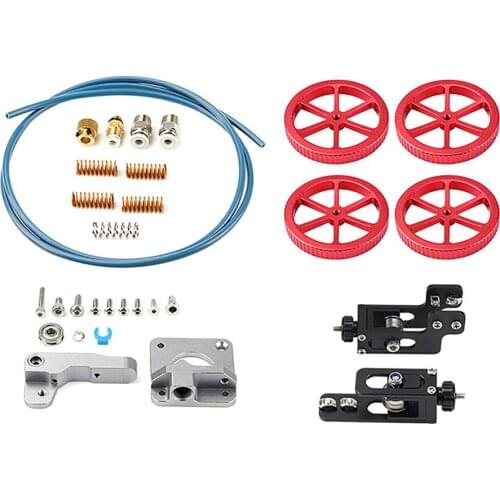 1 Set Extruder&XY Axis Synchronous Stretch Belt Timing Belt&Nut Upgrade Kit for Ender 3/3 Pro/5/CR-10/10S/S4 Printer Spare Parts