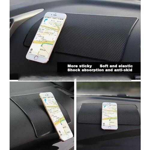 1 Pcs Universal Car Dashboard Non Slip Grip Sticky Pad Phone Holder Mat Anti-skid Silicone Mat Car Mat Car Interior Accessories