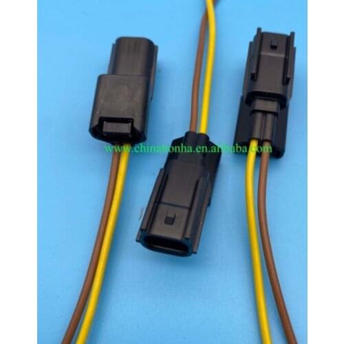 2 pin car waterproof auto electric connectors plug 0.6mm male 7282-2090-30 wiring harness connector
