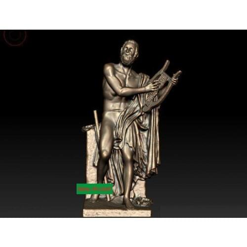 3D model for cnc 3D CNC machine in STL file format Ancient Greek poet