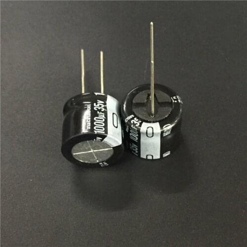 5pcs/50pcs 1000uF 35V NICHICON HE Series 18x16mm Extremely Low Impedance 35V1000uF Aluminum Electrolytic Capacitor