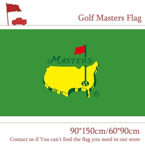 5pcs Flag Golf Masters Flag 3ftx5ft Banner Polyester Flag 90*150cm/60*90cm