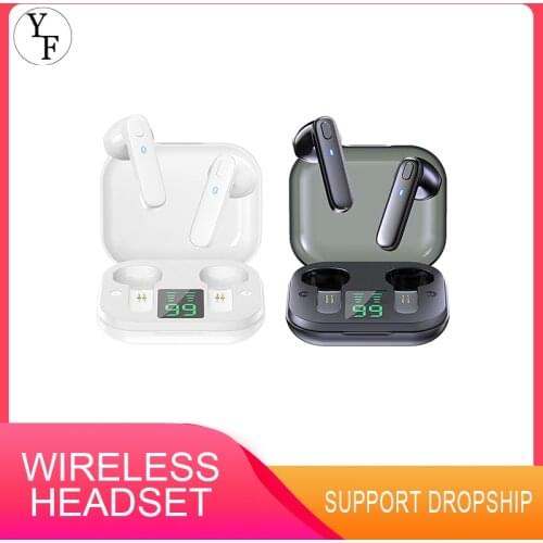 R20 Earphone Bluetooth True Wireless Headset Waterproof Deep Bass Earbuds Stereo Sport Headphone With Microphone For Smart Phone