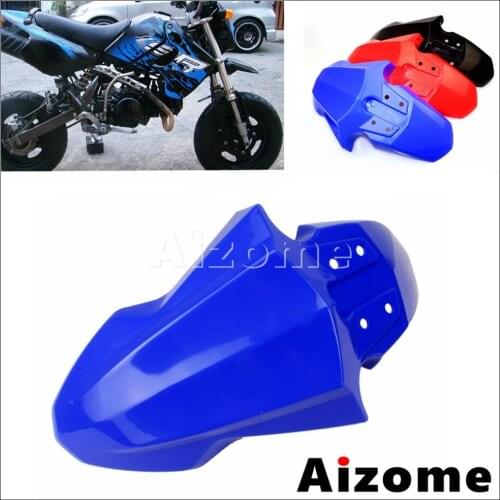 Black/Blue/Red Plastic Supermoto Fender Motorcycle Front Mudguard For Kawasaki KSR 110 KSR110 Dirt Bike offRoad Enduro Motocross