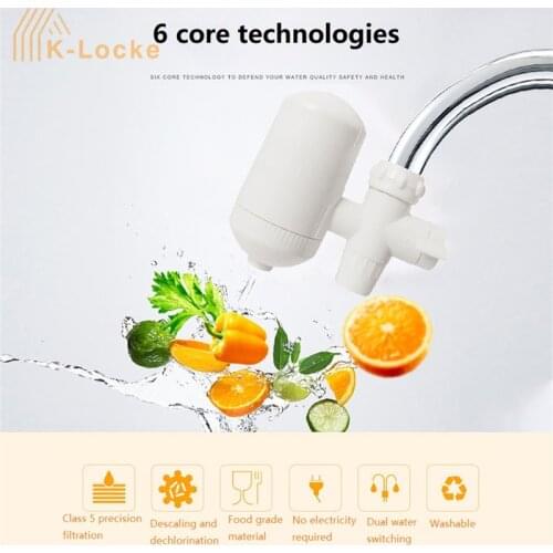 Home Faucet Filter Water Purifier Portable High Efficiency Water Filters Double Water Outlet Switch Healthy Drinking Water