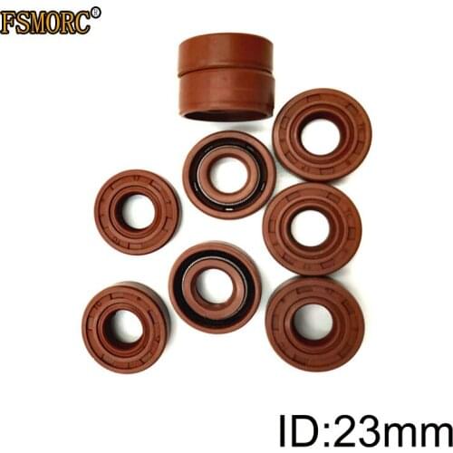FKM Shaft Oil Seal TC-23*37*38*40*42*47*7/8/9/10 FPM Covered Double Lip With Garter