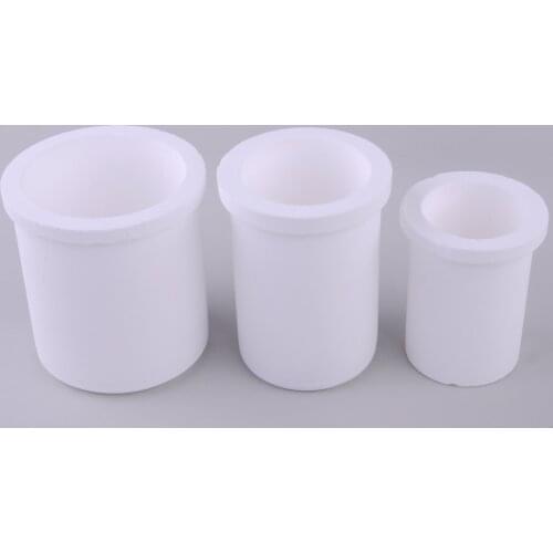 LETAOSK White Quartz Crucible Cup Casting Mold Mould For Melting Metal Gold Silver Scrap 1KG 2KG 3KG