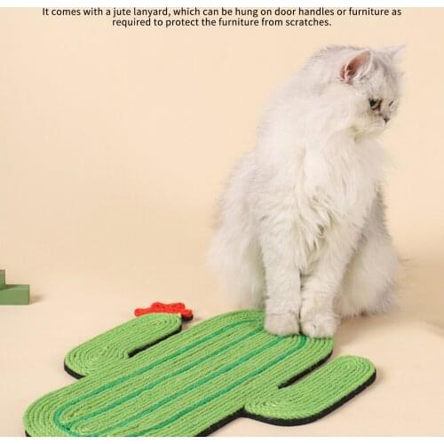 Pet Toys Cat Scratch Pad Cat Cactus Corrugated Pad Scratching Rest Corrugated Paper Pad Cats Grinding Nail Scraper Protect